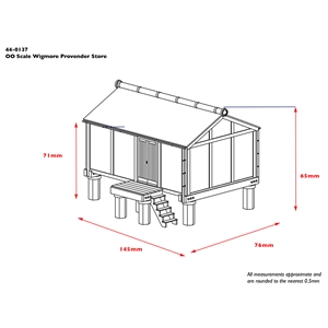 Scenecraft - 44-0137 Wigmore Provender Store - 1:76 Scale