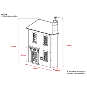 Scenecraft - 44-0139 Low Relief Lucston Bank - 1:76 Scale