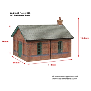Scenecraft - 44-0185G GCR Mess Room Green - 1:76 Scale