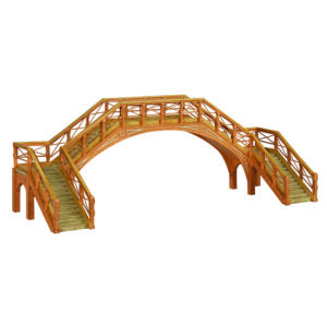 Scenecraft 44-0186 NER Footbridge Brown OO - Gauge