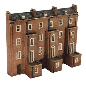 Scenecraft - 44-227 Low Relief Rear of Victorian Tenements - 1:76 Scale