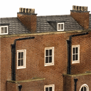 Scenecraft - 44-227 Low Relief Rear of Victorian Tenements - 1:76 Scale