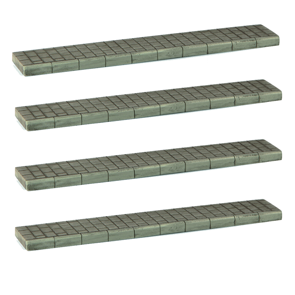 Scenecraft 47-563 Straight Pavements (x4) O - Gauge