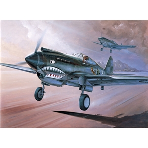 Academy - PKAY12280 P-40C Tomahawk - 1:48 Scale