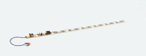 ESU 50703 LED Lighting Strip, with Taillight, 380mm, 32 LEDs, Dual White & Yellow