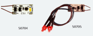 ESU 50705 LED Tail Light, 2 LEDs, Red