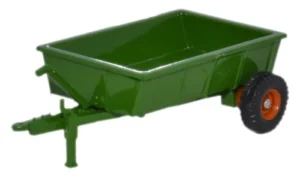 OXFORD DIECAST 76FARM005  COLLECTABLES - Farm Trailer Green- OO gauge