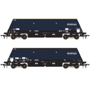 Accurascale ACC3143 Cutdown HYA - Blue/Black with GB Railfreight branding (Pack 1) - OO Gauge
