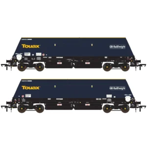 Accurascale ACC3145 Cutdown HYA - Blue/Black with GB Railfreight branding (Pack 2) - OO Gauge