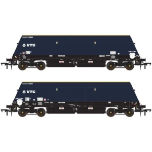 Accurascale ACC3147 Cutdown HYA - ex-Biomass - Blue/Black with VTG branding (Pack 1) - OO Gauge
