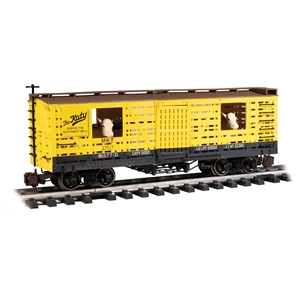 Bachmann USA - 98708 Animated Stock Car - MKT with Cattle - LS Scale