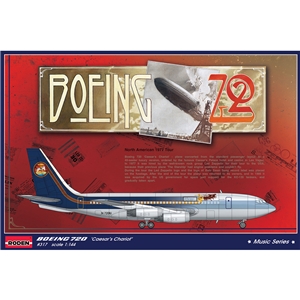 Roden - PKROD317 Boeing 720 'Caesar's Chariot' Led Zeppelin USA 1977 - 1:144 Scale