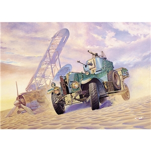 Roden - PKROD802 Armoured Car R-R 1920 w/sand tyres - 1:35 Scale