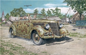 Roden - PKROD820 1941 Ford V8-G81 Cabriolet German Staff Car - 1:35 Scale