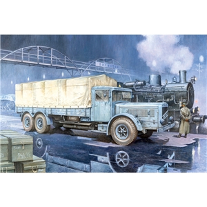 Roden - PKROD822 German Vomag 8 LR LKW Heavy Truck, 1941/42 - 1:35 Scale