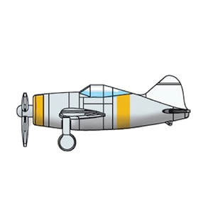 Trumpeter - PKTM06242 F2A Fighter (qty 6) - 1:350 Scale