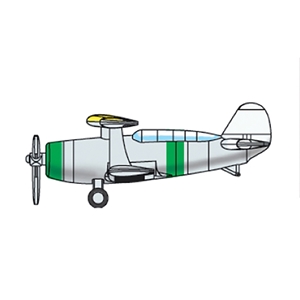 Trumpeter - PKTM06243 SBC Scout Bomber (qty 6) - 1:350 Scale
