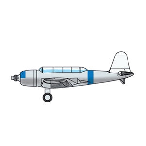 Trumpeter - PKTM06244 SB2U Scout Bomber (qty 6) - 1:350 Scale
