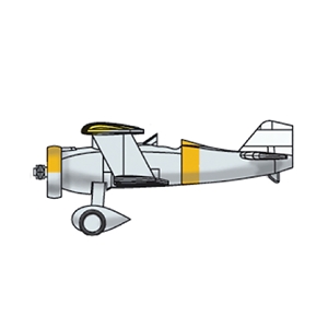 Trumpeter - PKTM06246 BFC Bomber Fighter (qty 6) - 1:350 Scale