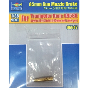 Trumpeter - PKTM06642 85mm Gun Muzzle Brake for PKTM09536 - 1:35 Scale