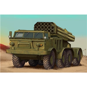 Trumpeter - PKTM07180 Soviet Multiple Launch Rocket System 9P140 TEL + 9K57, late 1970s - 1:72 Scale
