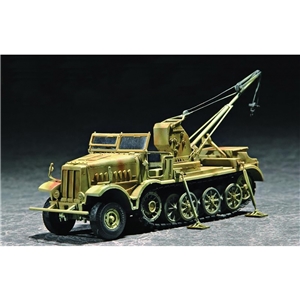 Trumpeter - PKTM07251 SdKfz 9 18ton Half-track w/ 6T Bilstein Crane Late - 1:72 Scale