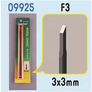 Trumpeter - PKTM09925 Model Chisel F3 (3x3mm)
