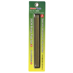 Trumpeter - PKTM09946 20cm Brass Pipe Set 5 (? 2.0, 2.2 & 2.4x200mm 1 pc ea)