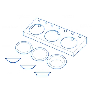 Trumpeter - PKTM09960 Paint Palettewith Holder