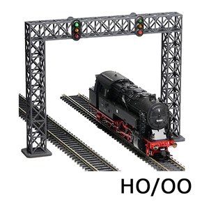 Proses - PLS-013 2 Track Signal Bridge w/12 Lights (H0 or 00) - 1:76 Scale