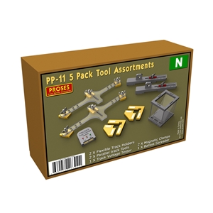 Proses - PPP-11 5 Pack Tool Assortments for N - N Scale