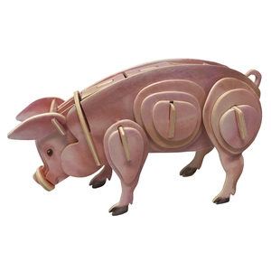Toyway - TWW4209 Pig 3D Wooden Puzzle
