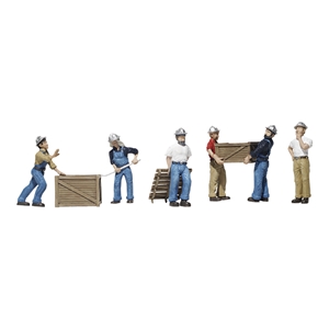 Woodland Scenics - WA1823 HO Dock Workers - 1:87 Scale