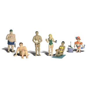 Woodland Scenics - WA1853 HO Sun Bathers - 1:87 Scale