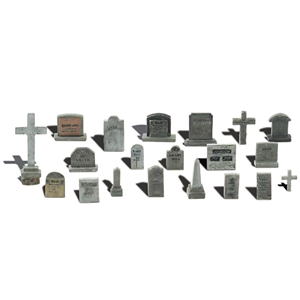 Woodland Scenics - WA1856 HO Tombstones - 1:87 Scale