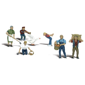 Woodland Scenics - WA1857 HO Farm People - 1:87 Scale