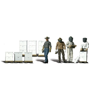 Woodland Scenics - WA1897 HO Beekeepers - 1:87 Scale