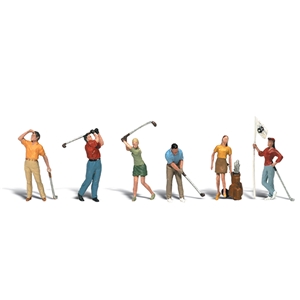 Woodland Scenics - WA1907 HO Golfers - 1:87 Scale