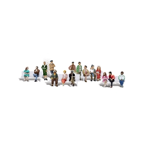 Woodland Scenics - WA1908 HO Sixteen Passengers - 1:87 Scale