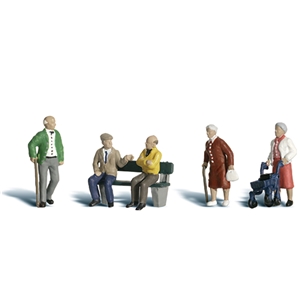 Woodland Scenics - WA1922 HO Senior Citizens - 1:87 Scale