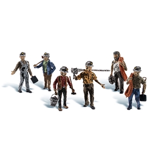 Woodland Scenics - WA1933 HO Miners - 1:87 Scale