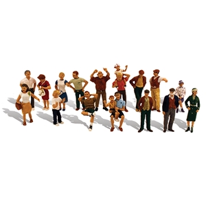 Woodland Scenics - WA1958 HO 16 People - 1:87 Scale