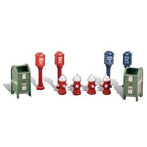 Woodland Scenics - WA1960 HO Street Items - 1:87 Scale