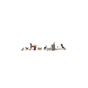 Woodland Scenics - WA2140 N Dogs & Cats - 1:160 Scale
