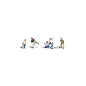 Woodland Scenics - WA2145 N Baseball Players I - 1:160 Scale