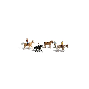 Woodland Scenics - WA2159 N Horseback Riders - 1:160 Scale
