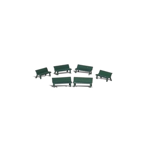 Woodland Scenics - WA2181 N Park Benches - 1:160 Scale