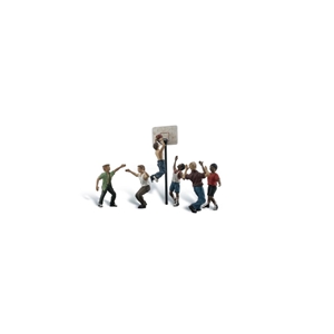 Woodland Scenics - WA2207 N Shootin' Hoops - 1:160 Scale