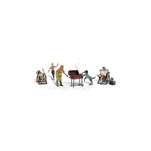 Woodland Scenics - WA2209 N Backyard Barbeque - 1:160 Scale