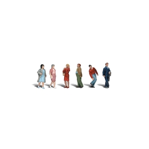 Woodland Scenics - WA2210 N People Walking - 1:160 Scale